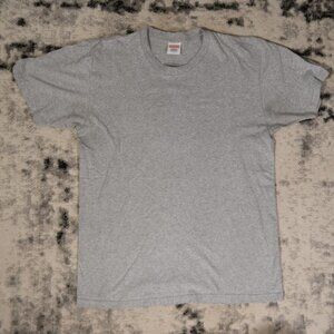 Vintage 2000s Supreme Grey Blank T-Shirt